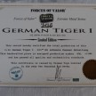 FoV Tiger 007 Certificate of Authenticity