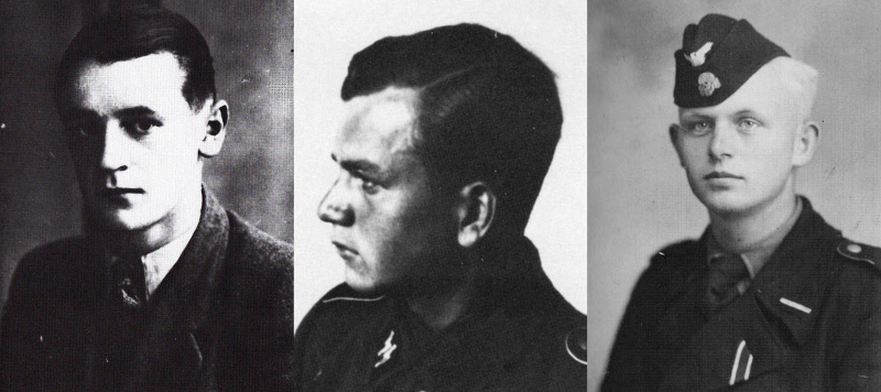 Three of the Tiger’s crew who would not return on 8th August 1944: Karl Wagner, Rudolf Hirschel and Heinrich Reimers.