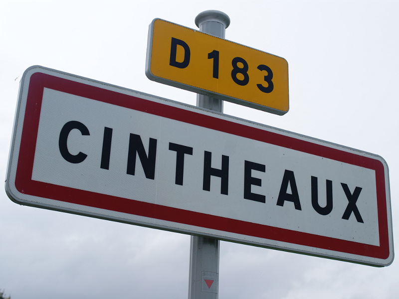 The sign marking the entrance to Cintheaux, where Michael Wittmann’s final battle would begin on August 8th, 1944
