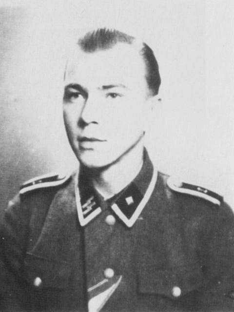 SS-Untersturmführer Georg Hantusch, seen here a few years earlier as an SS-Unterscharführer