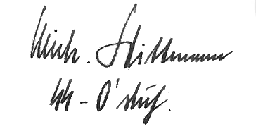 Michael Wittmann's signature