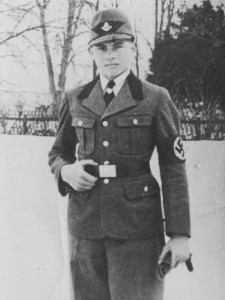 A young Michael Wittmann in the uniform of the Reichs Arbeitsdienst (RAD) in which he served from February 1934 before beginning his first stint in the regular Army