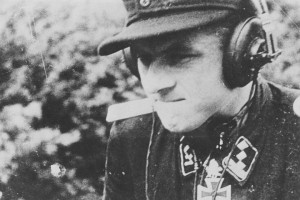 One of the last images of a determined looking Michael Wittmann in the days before his death near Gaumesnil