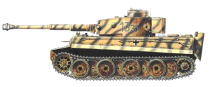 Wittmann's Tiger 1331 as leader of the IIIrd Platoon