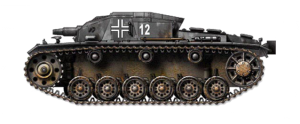 A Sturmgeschütz (StuG.) III Ausf. A, similar to the one commanded by Michael Wittmann on his first assignment on the Eastern Front