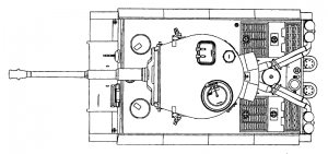 Pz. Kfw. VI Tiger I Ausf. H/E, bird’s eye profile
