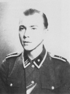 Accompanying Brandt to Hill 213 was SS-Untersturmführer Georg Hantusch, seen here a few years earlier as an SS-Unterscharführer