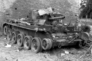 The RHQ Cromwell belong to Lt. John Cloudsley-Thompson on the Rue Georges Clémenceau. All of the crew would manage to escape