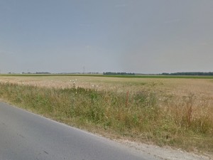 The view from the RN 158 outside Gaumesnil towards Saint-Aignan-de-Cramesnil, perhaps the last thing Michael Wittmann would see